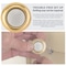 Newhouse Hardware Round Unlighted Wired Replacement Door Chime Push Button, Gold Rim with White Center FMB - alternate 10